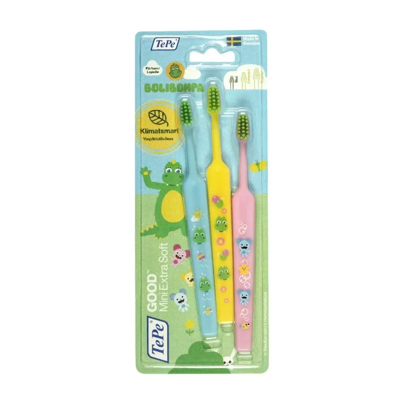 TePe GOOD Mini Extra Soft Toothbrush 3 pcs
